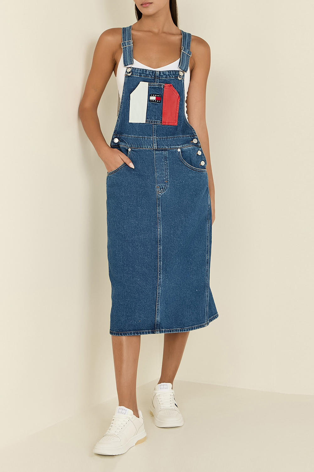 שמלת ג'ינס מידי